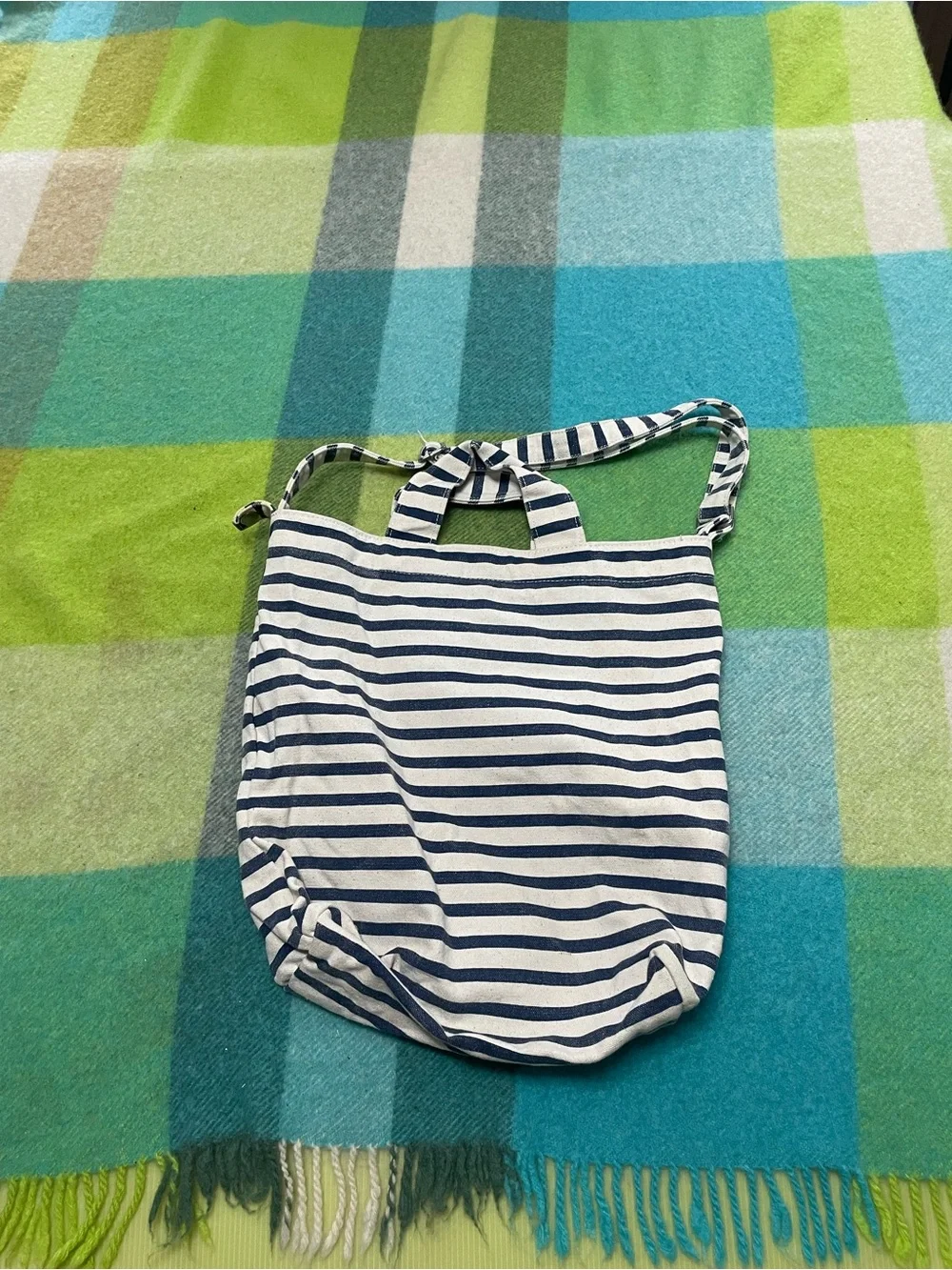 Baggu canvas stripe duck bag